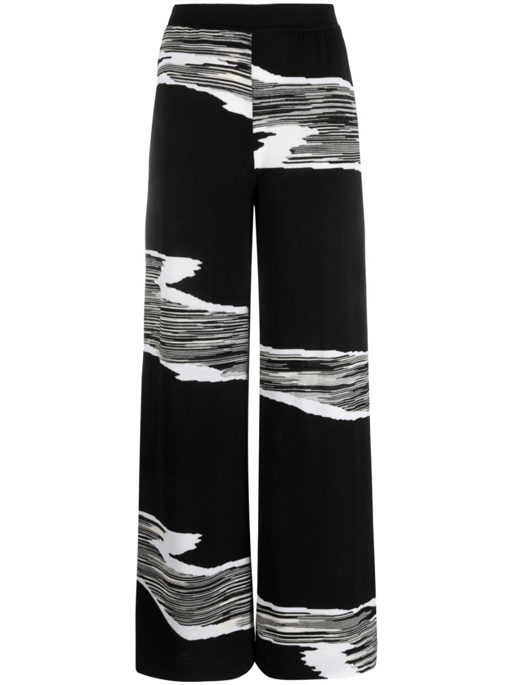 Missoni MISSONI- Space-dyed Wool Flared Trousers