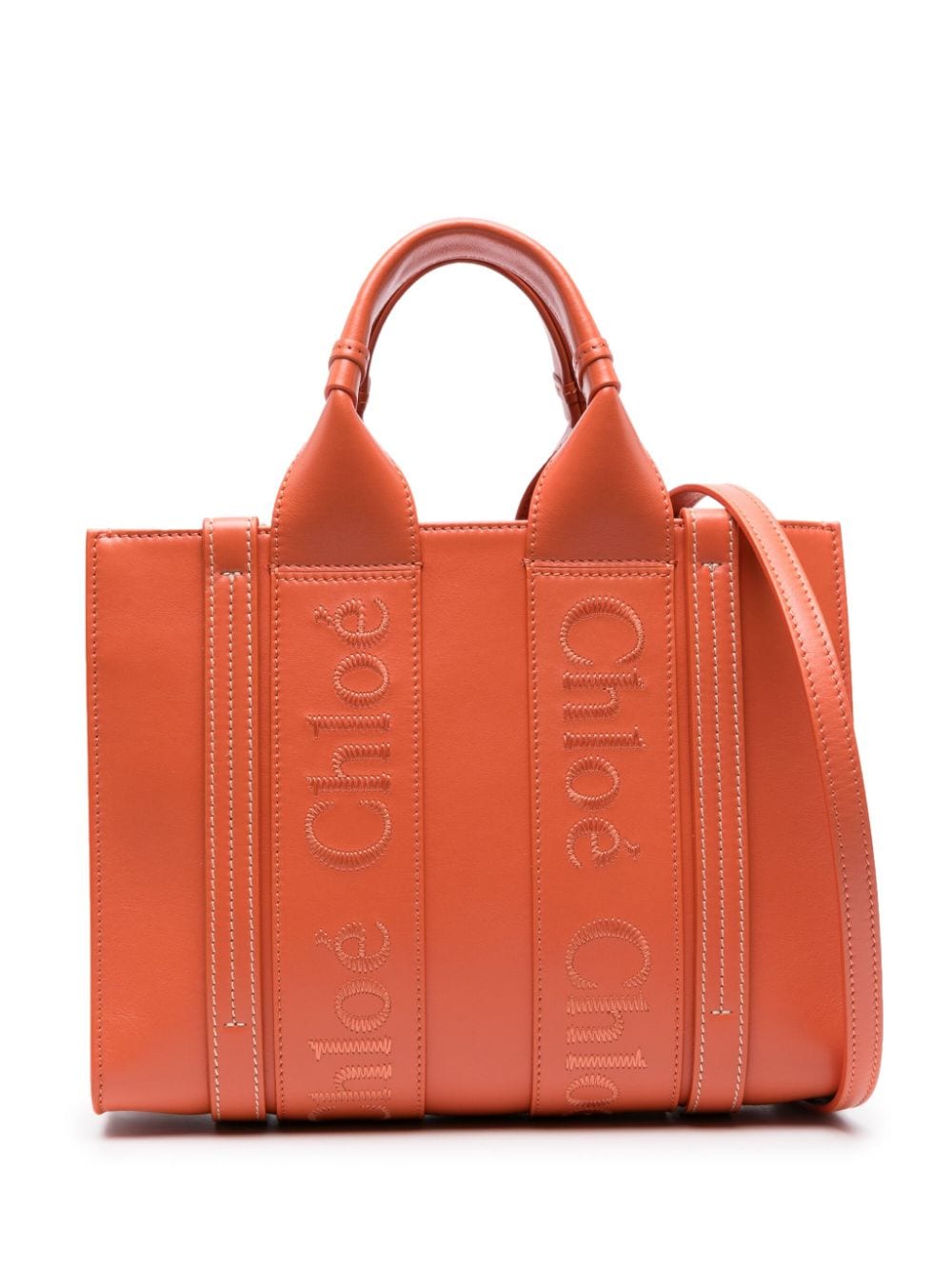 Chloé CHLOÉ- Woody Small Leather Tote