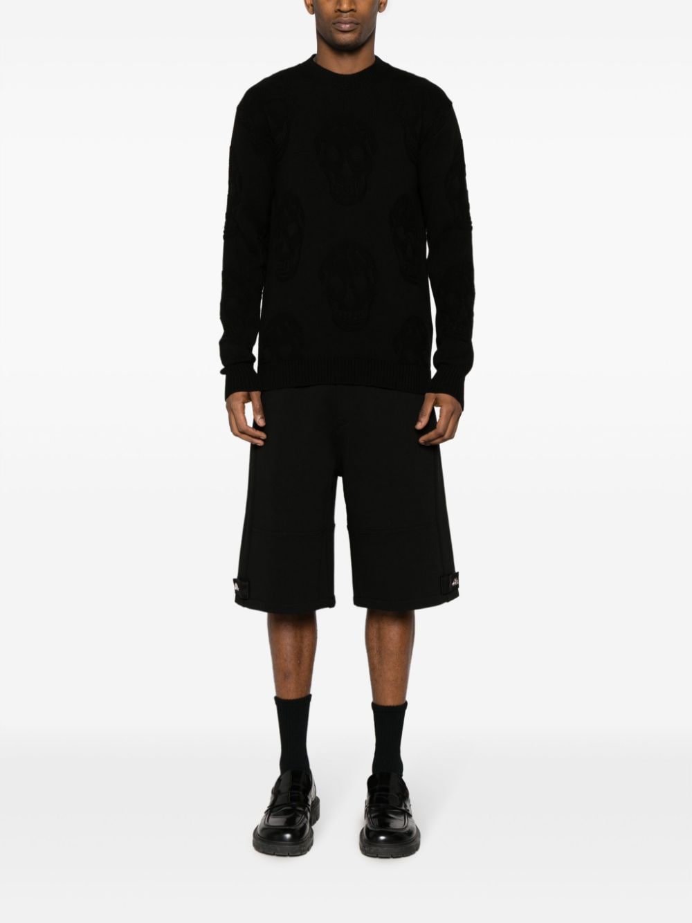 Alexander McQueen ALEXANDER MCQUEEN- Skull Knitted Cotton Jumper