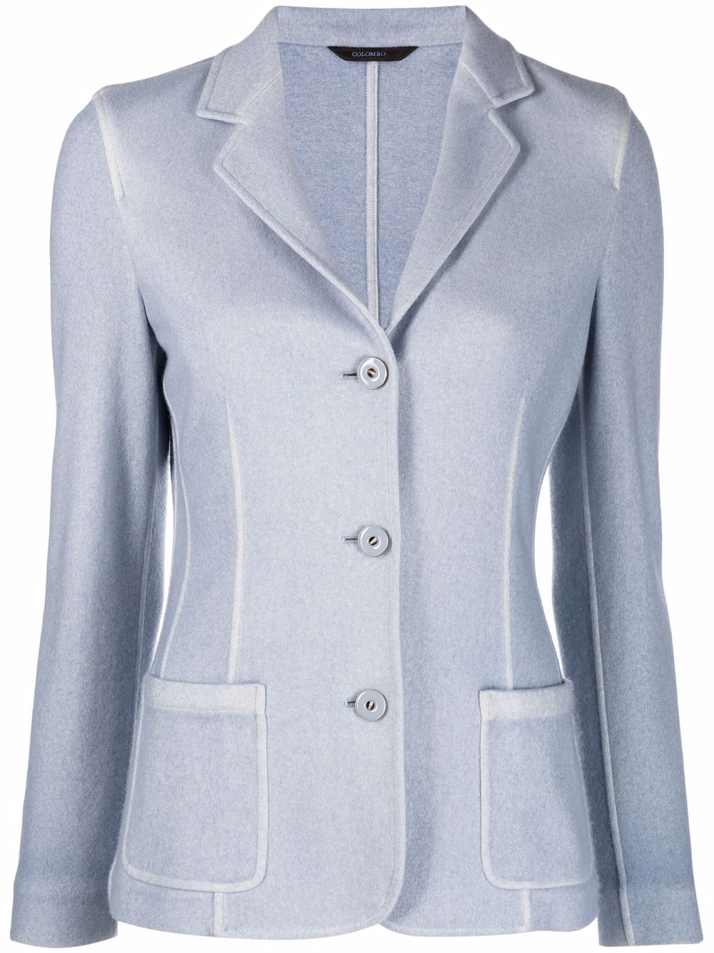 Colombo COLOMBO- Cashmere And Silk Blend Single Breasted Jacket