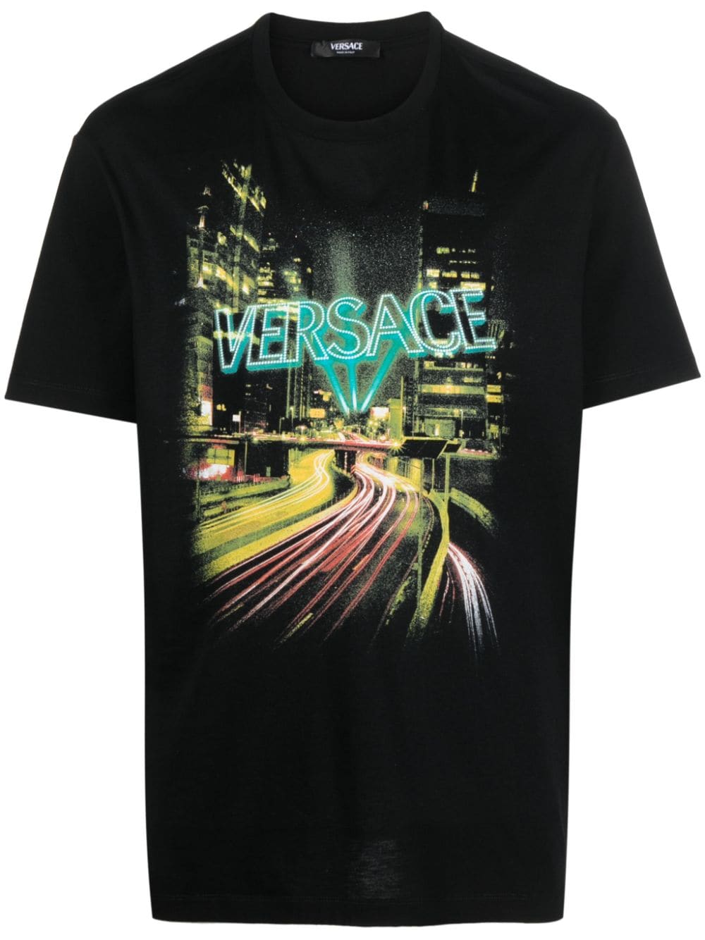 Versace VERSACE- Logo Cotton T-shirt