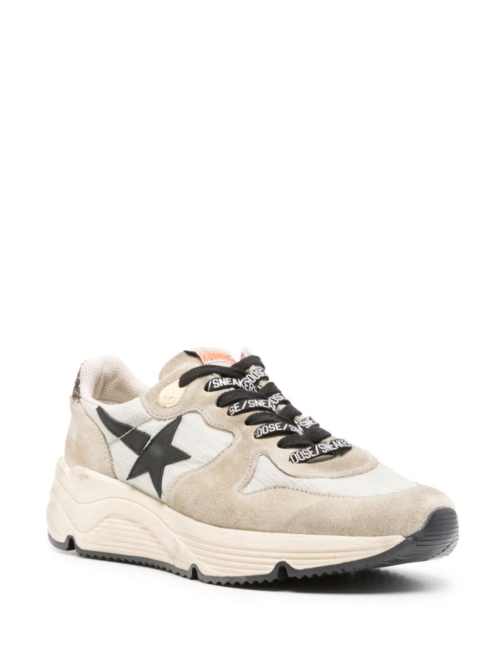 Golden Goose GOLDEN GOOSE- Running Sole Leather Sneakers