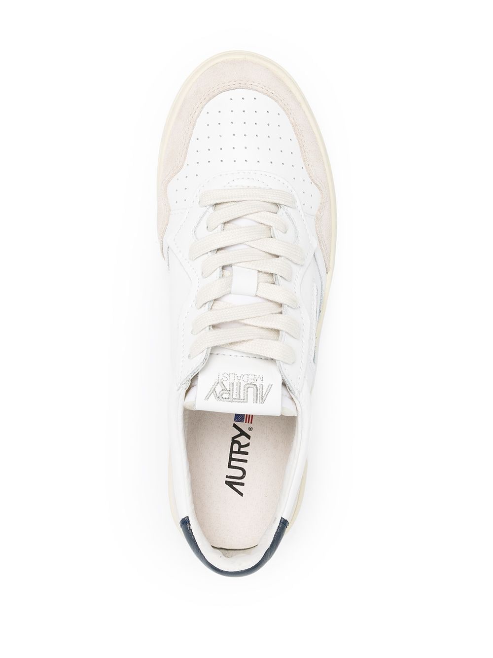 AUTRY AUTRY- Medalist Low Leather And Suede Sneakers