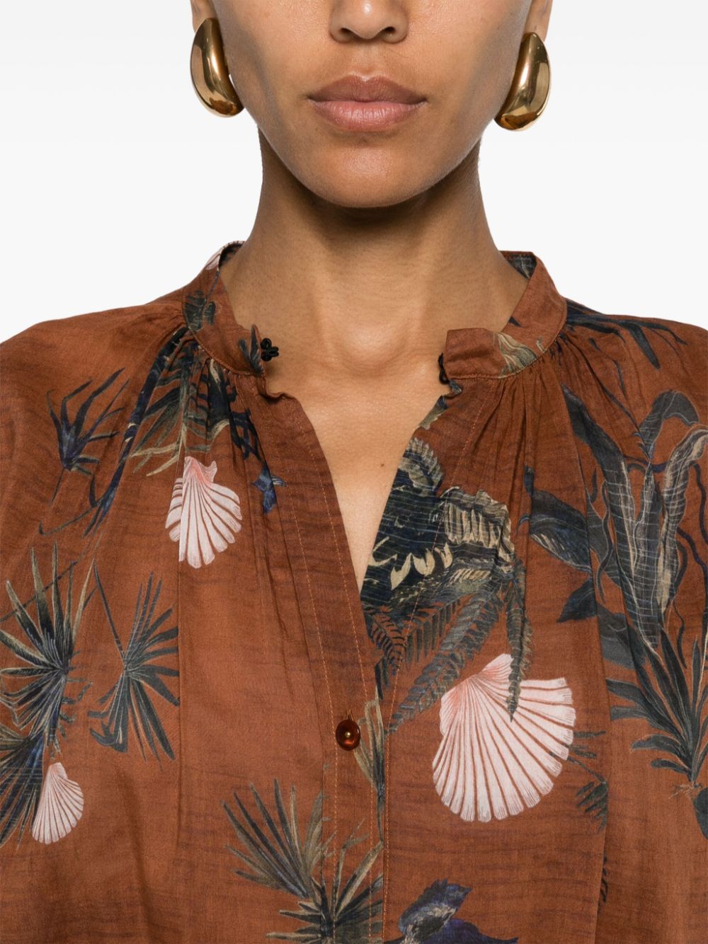 Forte Forte FORTE FORTE- Silk Blend Printed Shirt