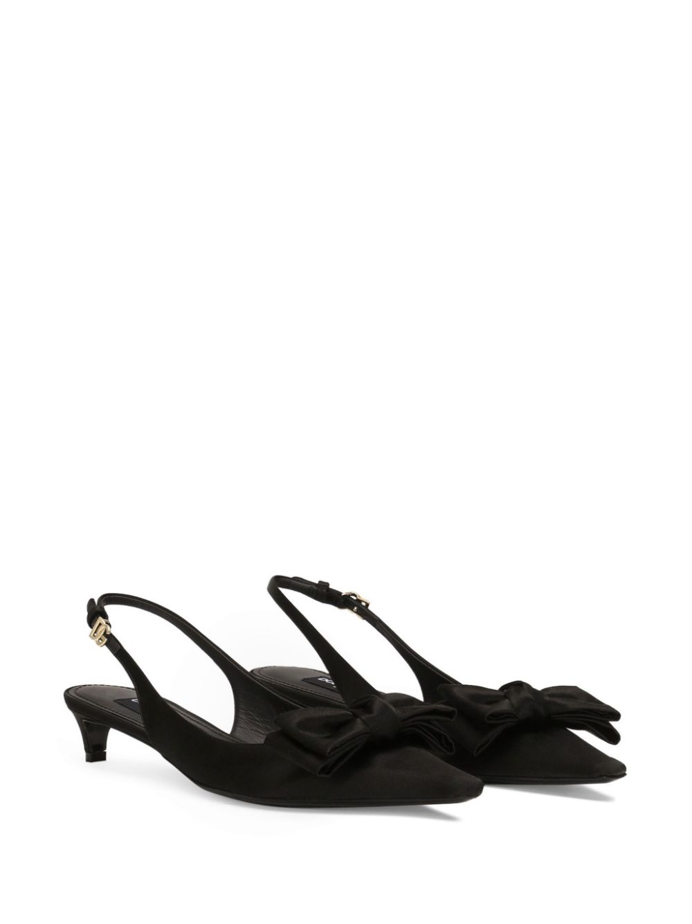 Dolce & Gabbana DOLCE & GABBANA- Satin Slingback Pumps