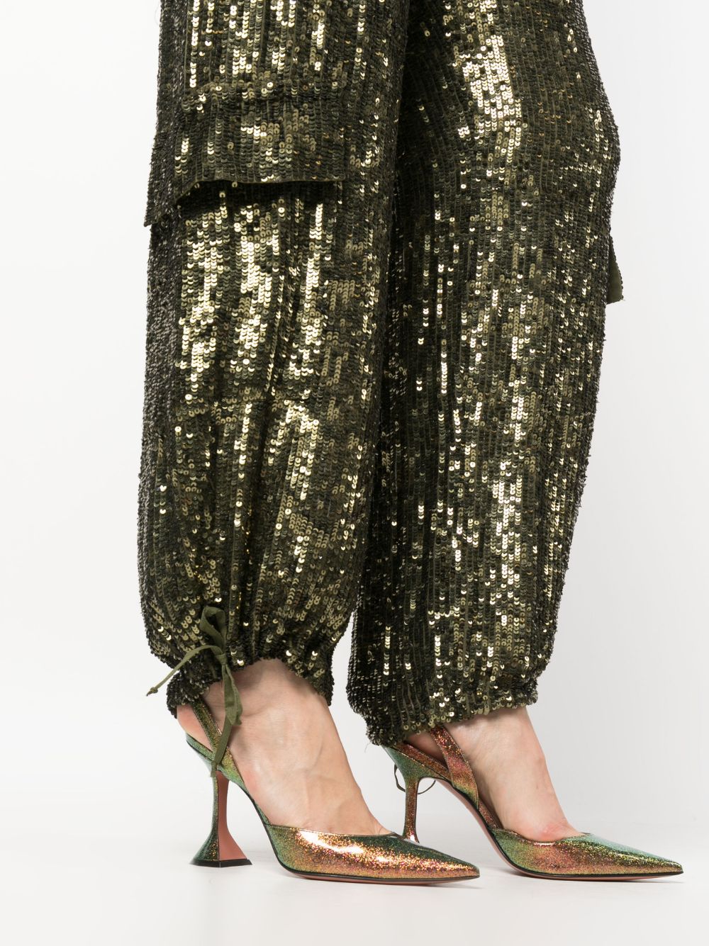 Parosh PAROSH- Full Paillettes Trousers