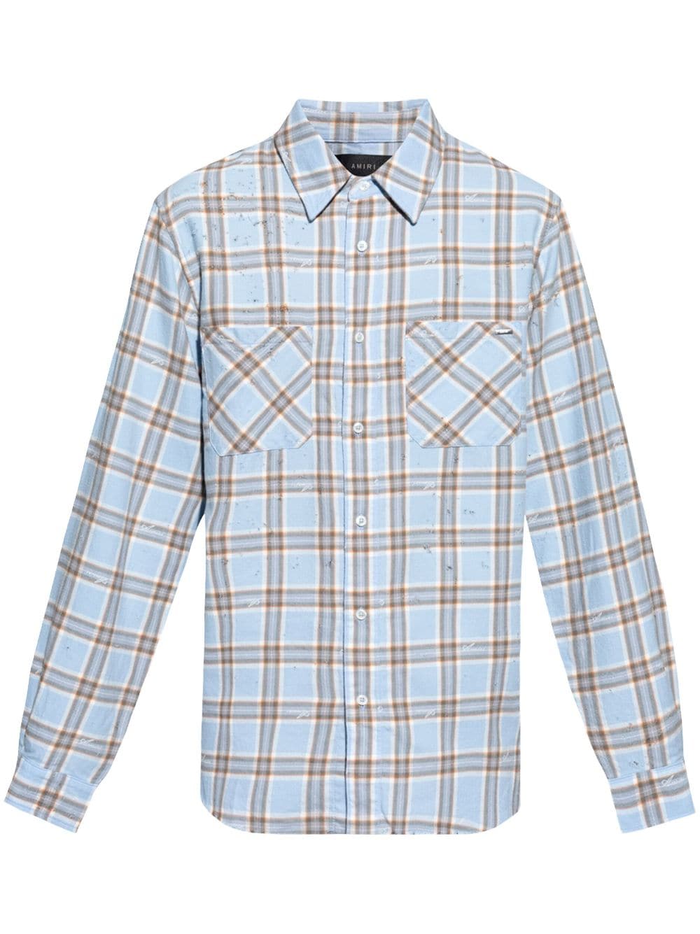 Amiri AMIRI- Checkered Print Cotton Shirt