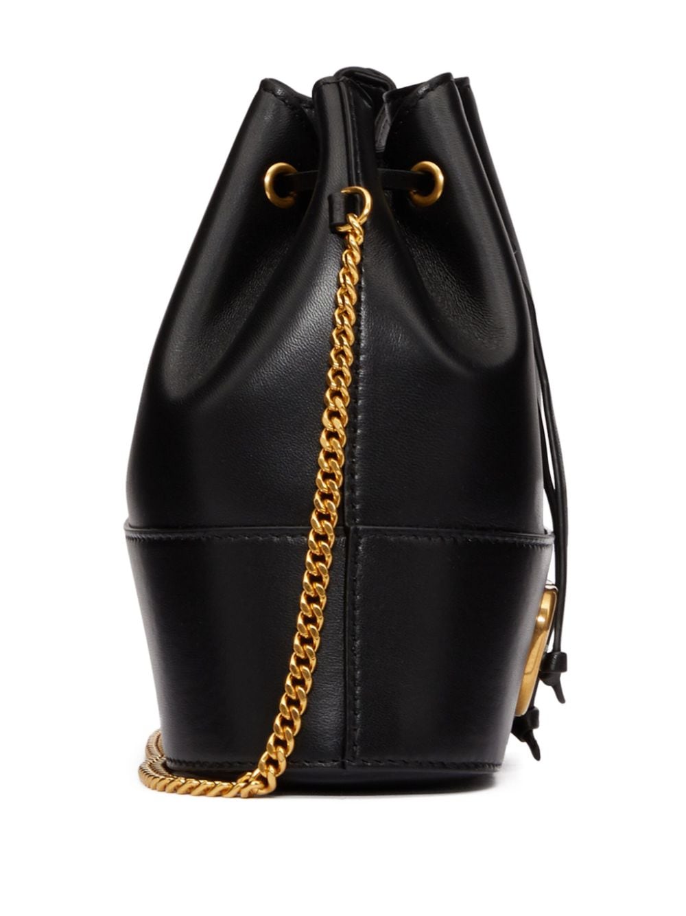 VALENTINO GARAVANI VALENTINO GARAVANI- Vlogo Signature Mini Leather Bucket Bag