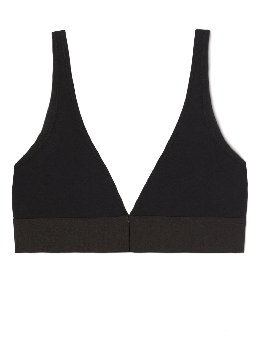 PALM ANGELS PALM ANGELS- Logo Cotton Triangle Bra