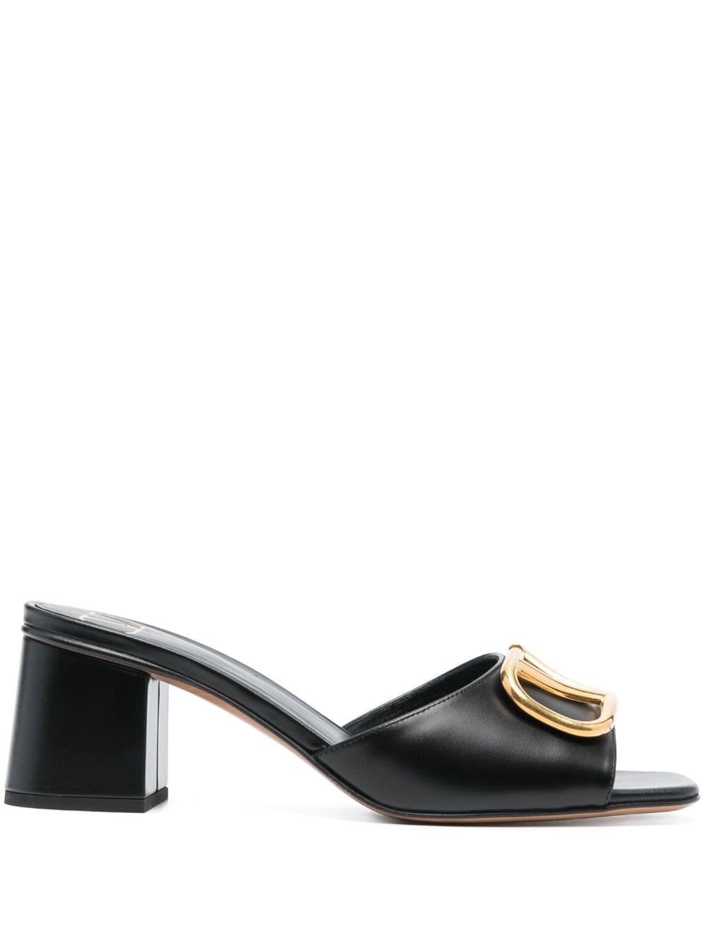 VALENTINO GARAVANI VALENTINO GARAVANI- Vlogo Signature Leather Mules