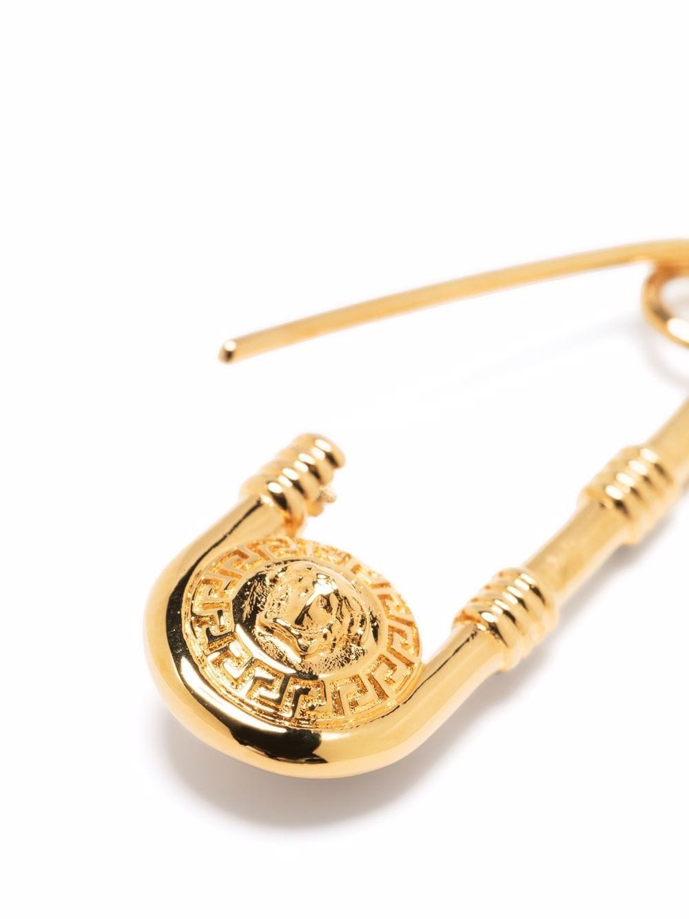 Versace VERSACE- Safety Pin Drop Earrings