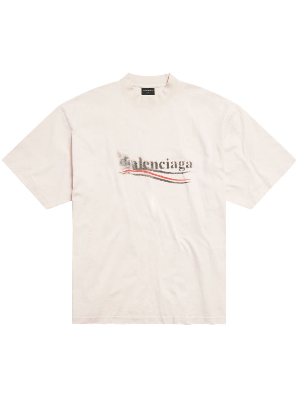 Balenciaga BALENCIAGA- Political Stencil Cotton T-shirt