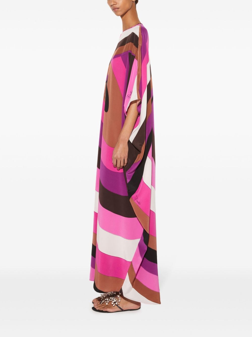 pucci PUCCI- Printed Silk Kaftan