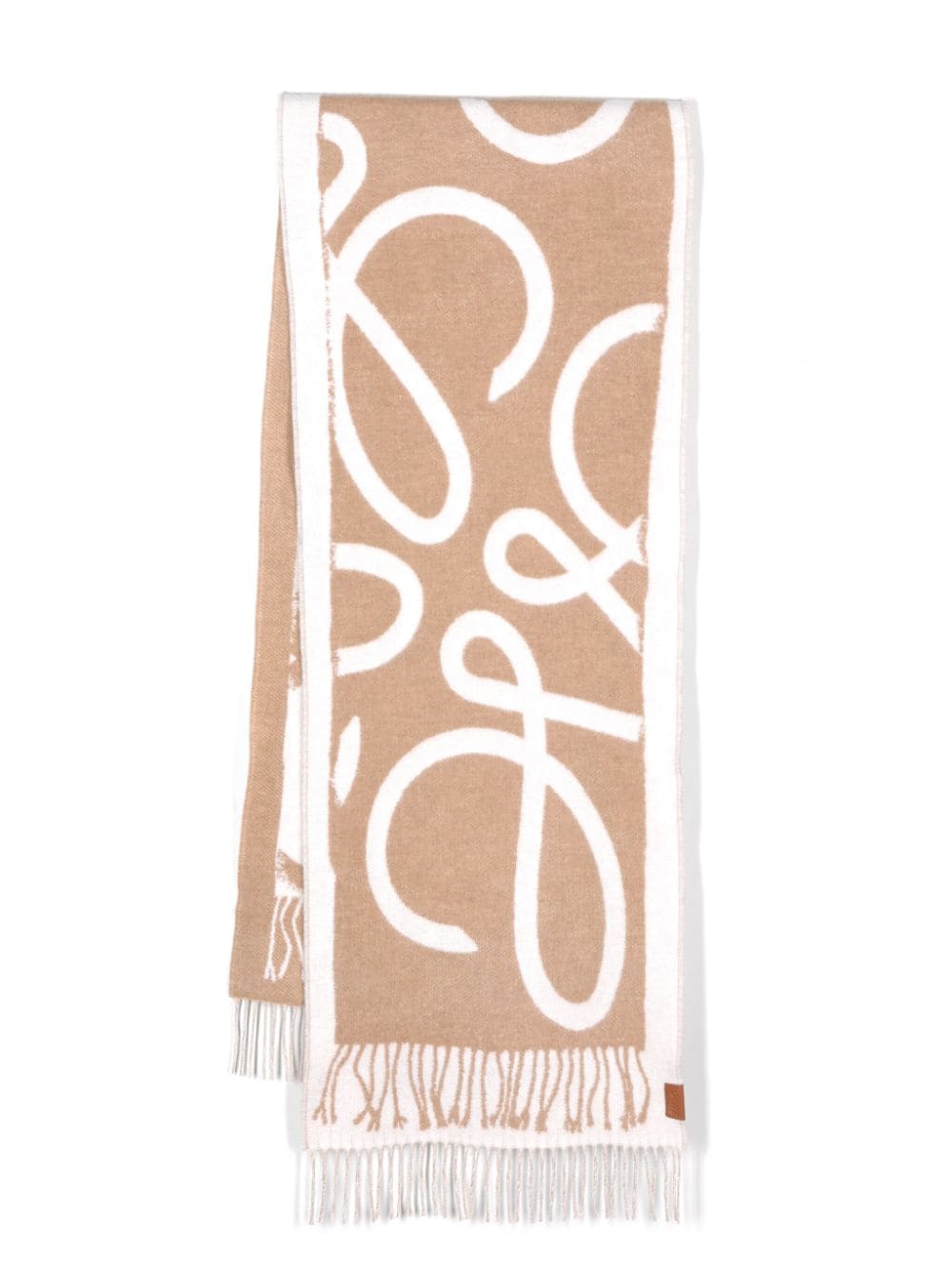 Loewe LOEWE- Anagram Wool And Cashmere Scarf