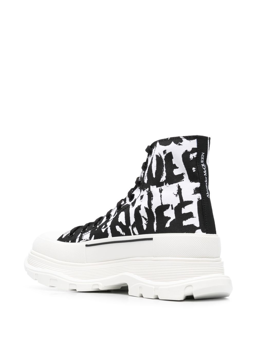 Alexander McQueen ALEXANDER MCQUEEN- Cotton Leather Trainers