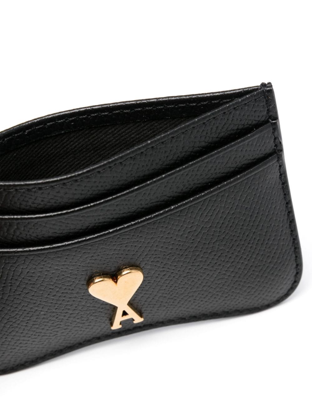 Ami Paris AMI PARIS- Leather Credit Card Holder