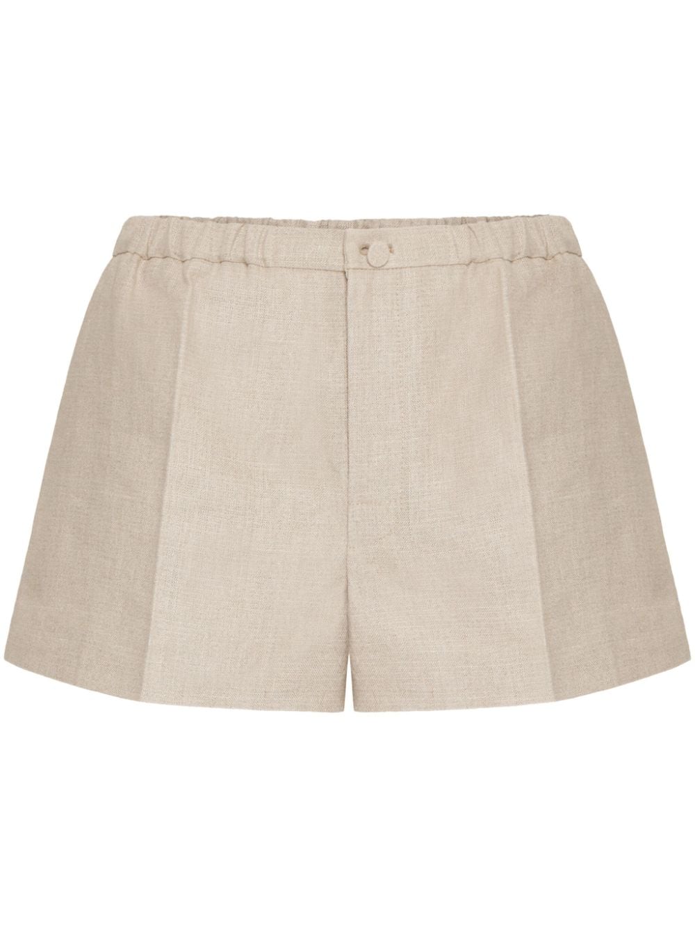 Valentino VALENTINO- Linen Shorts