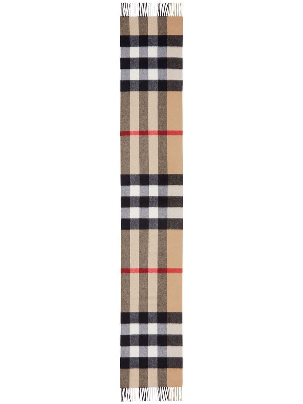 Burberry BURBERRY- Check Motif Cashmere Scarf