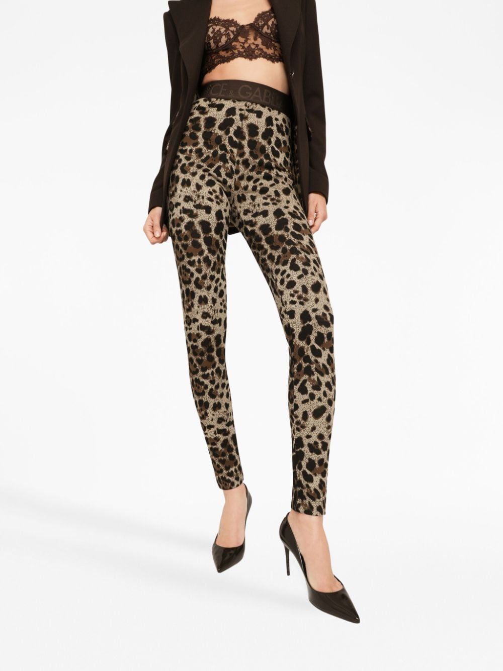 Dolce & Gabbana DOLCE & GABBANA- Leopard Print Trousers