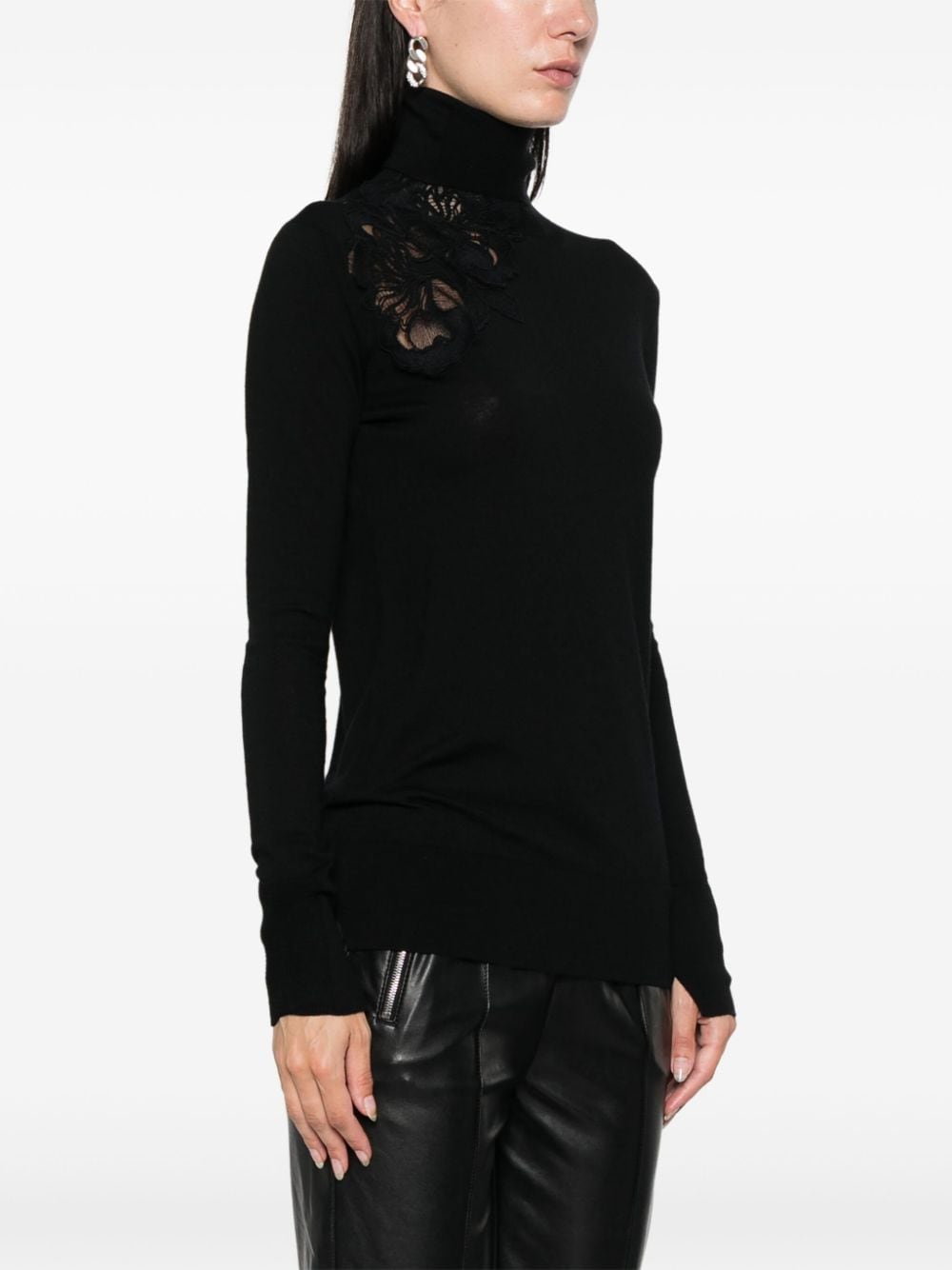 Ermanno Scervino ERMANNO SCERVINO- Wool Turtle-neck Sweater