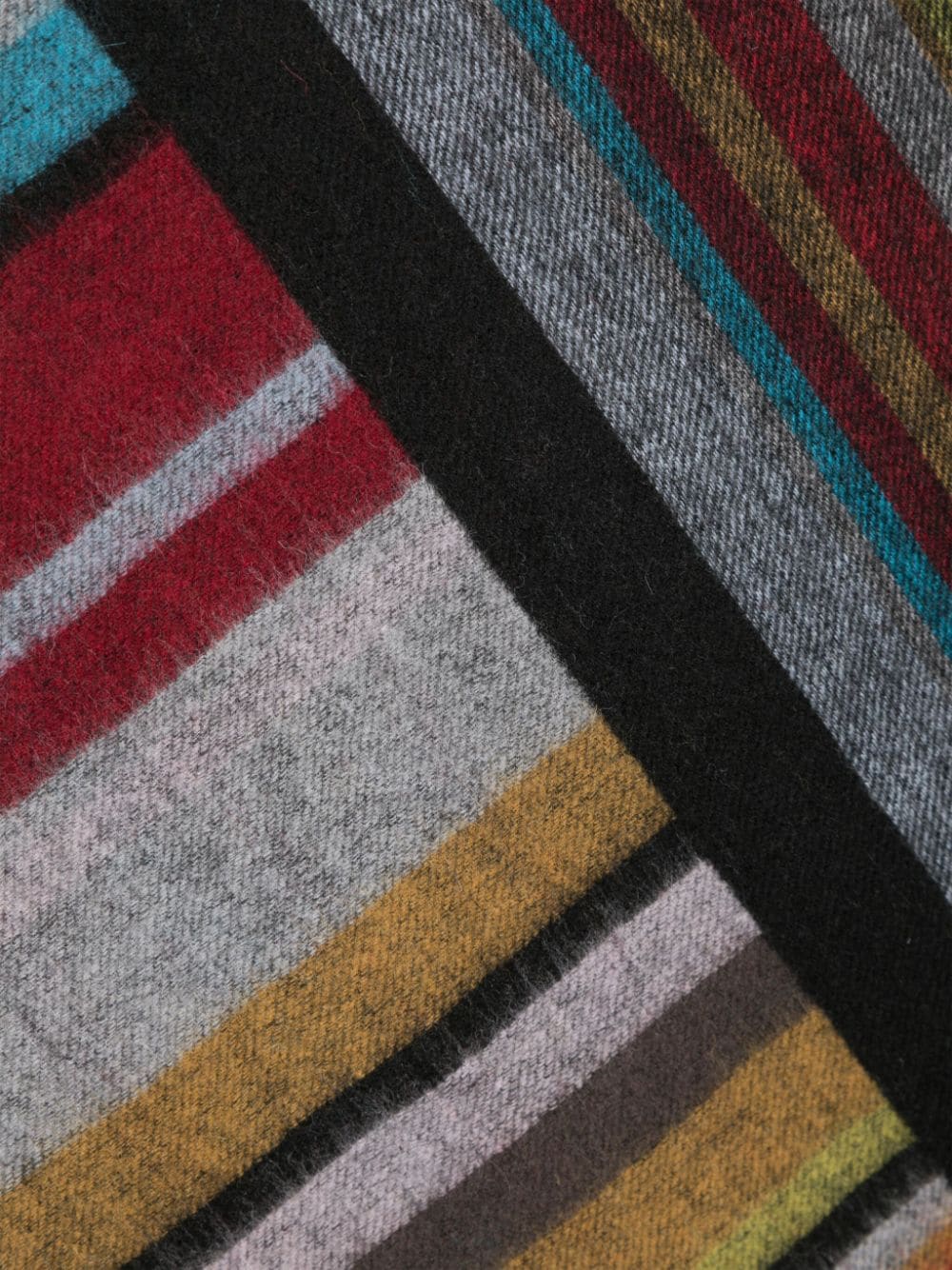 Paul Smith PAUL SMITH- Signature Stripe Wool Scarf