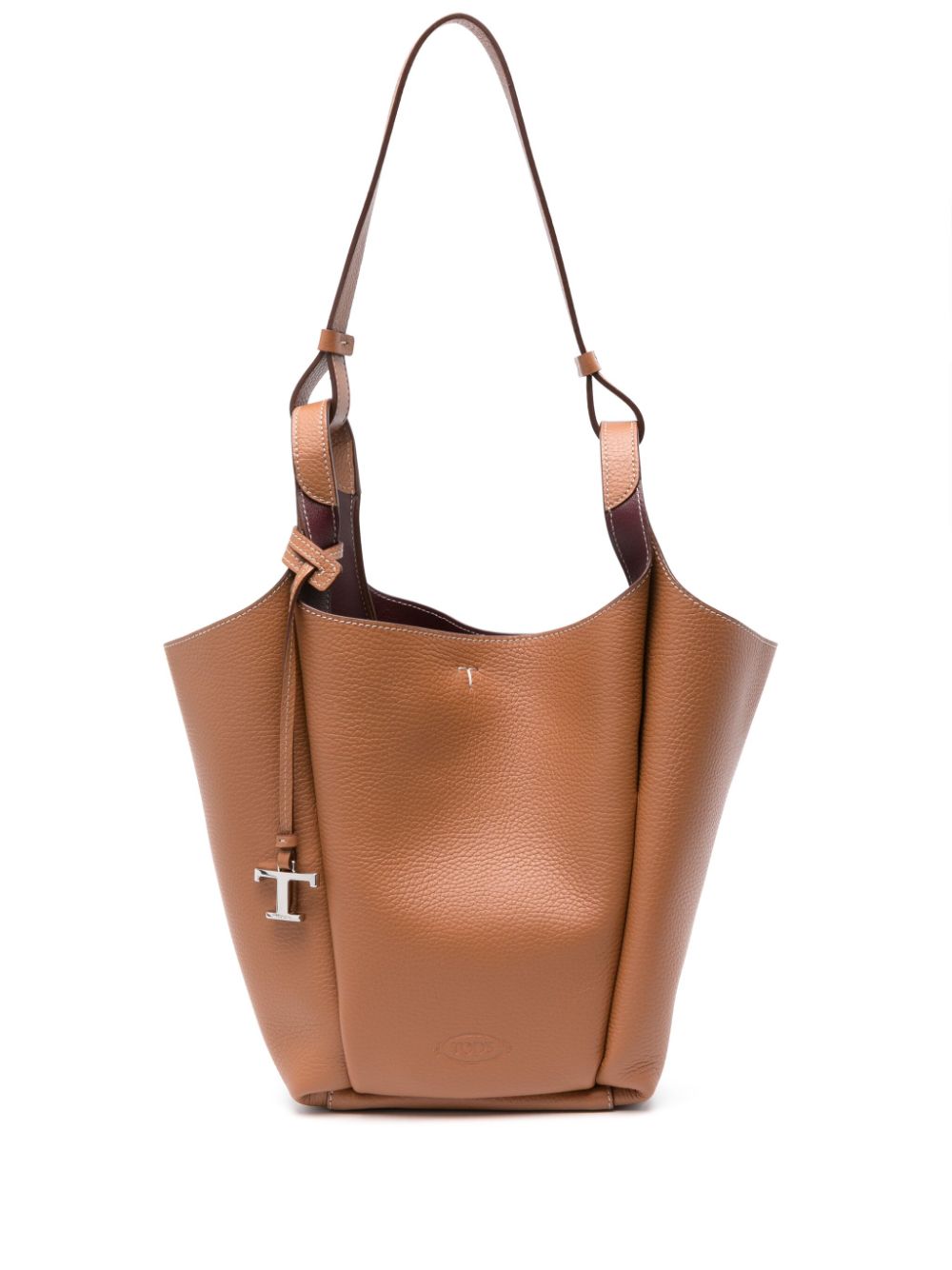 Tod's TOD'S- T Timeless Small Leather Bucket Bag