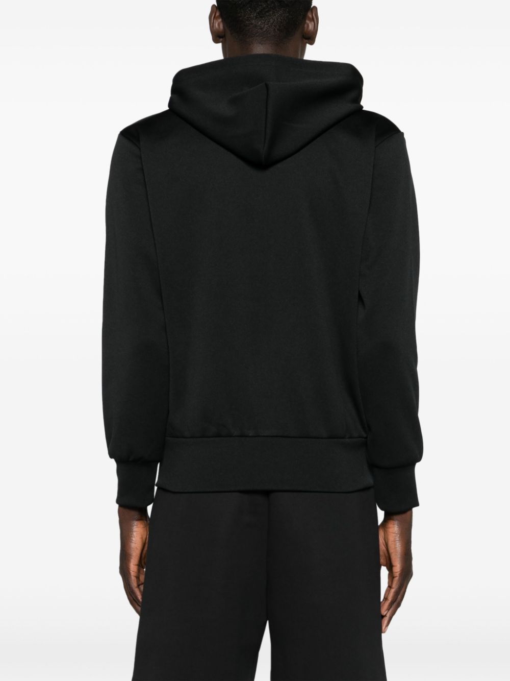 Comme Des Garçons Play COMME DES GARCONS PLAY- Logo Zipped Cotton Hoodie