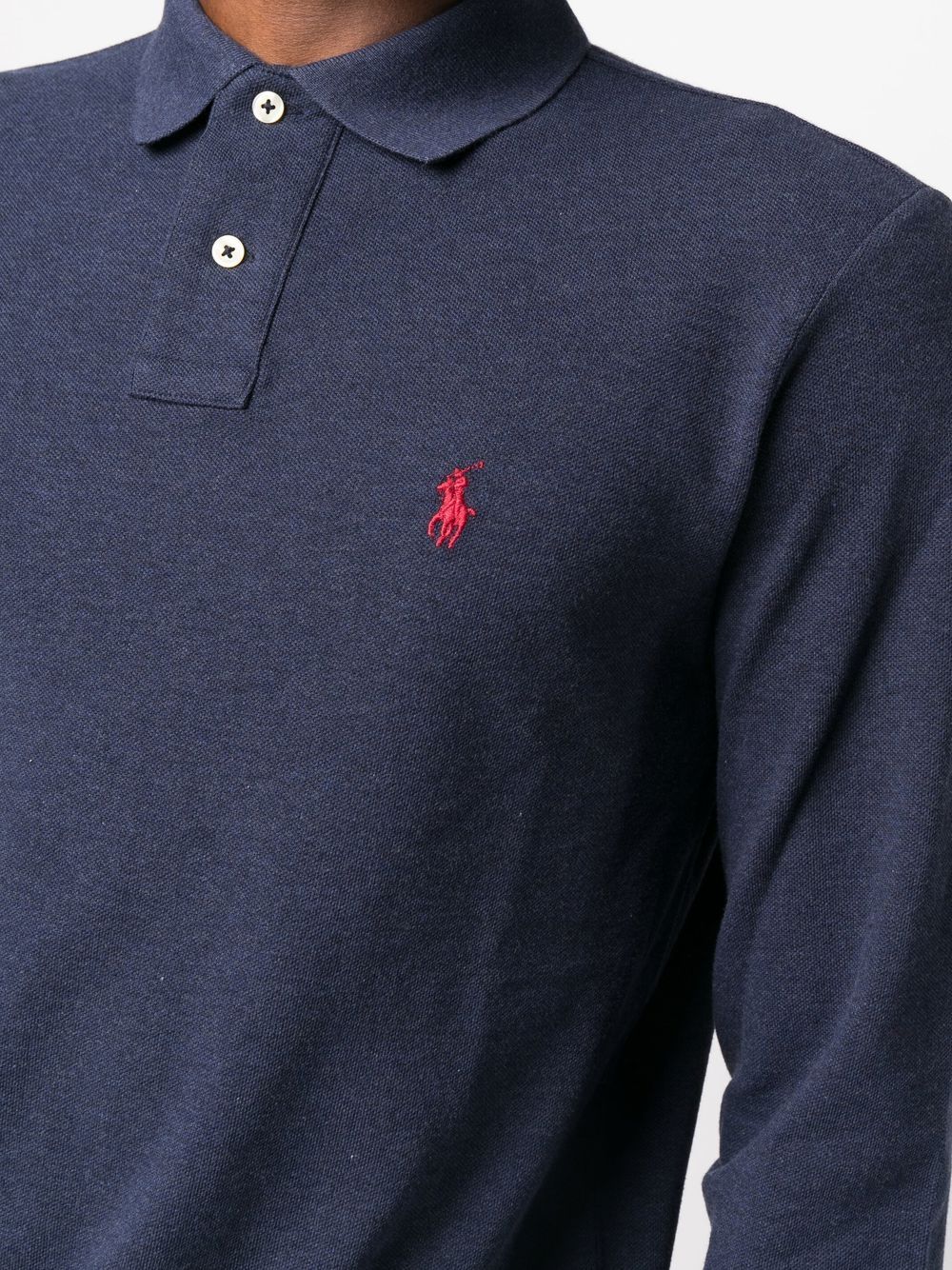 Polo Ralph Lauren POLO RALPH LAUREN- Long-sleeved Logo Polo Shirt