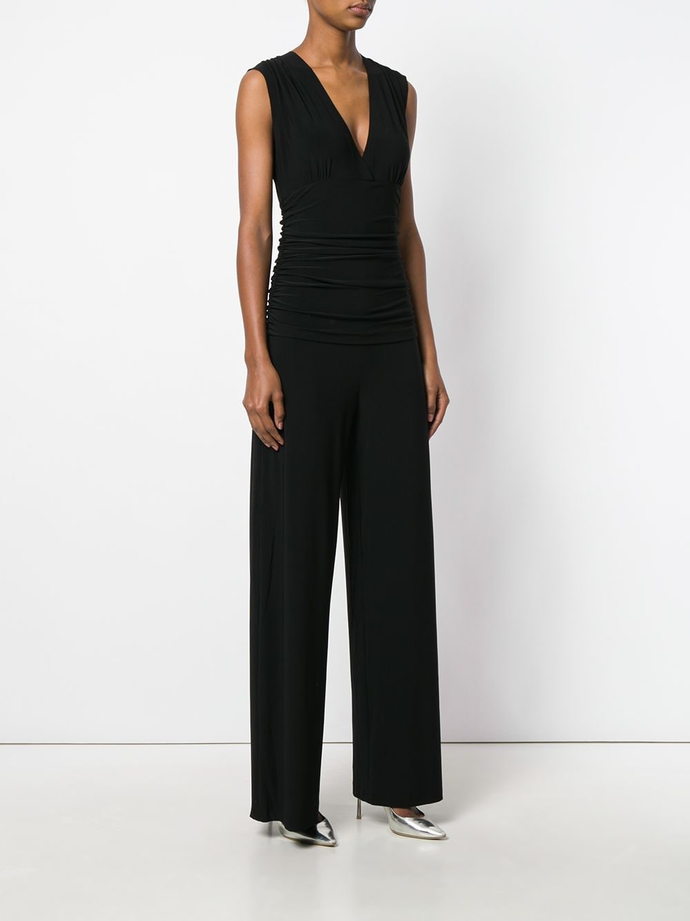 Norma Kamali NORMA KAMALI- V Neck Jumpsuit