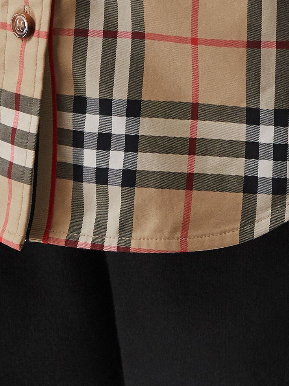 Burberry BURBERRY- Check Motif Cotton Shirt