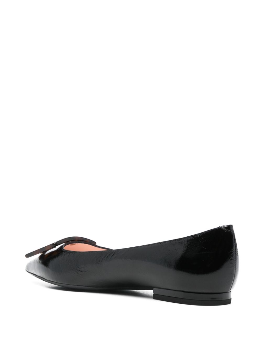 Roger Vivier ROGER VIVIER- Gommettine Turtle Leather Ballet Flats