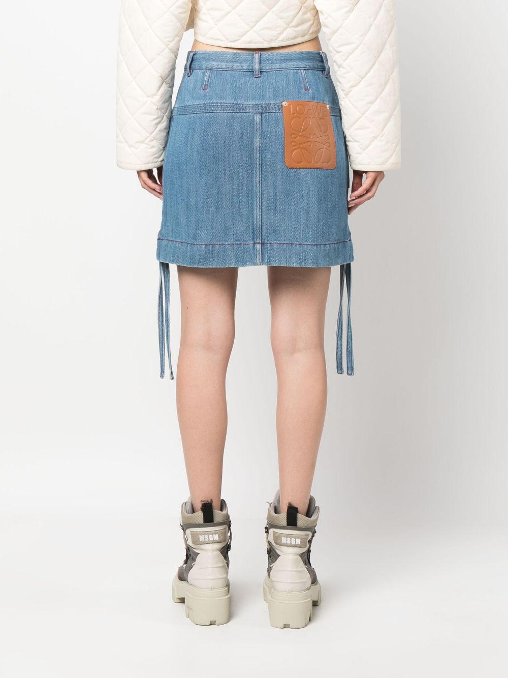 Loewe LOEWE- Denim Mini Skirt