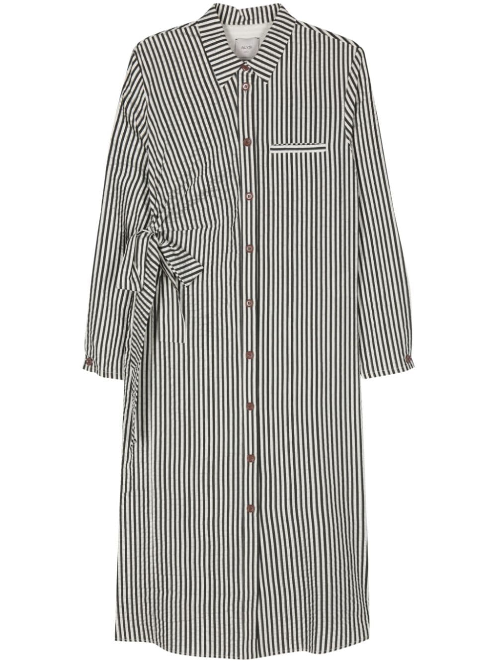 Alysi ALYSI- Striped Shirt Dress