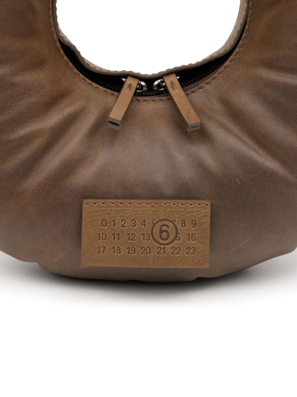 MM6 Maison Margiela MM6 MAISON MARGIELA- Travel Pillow Leather Shoulder Bag