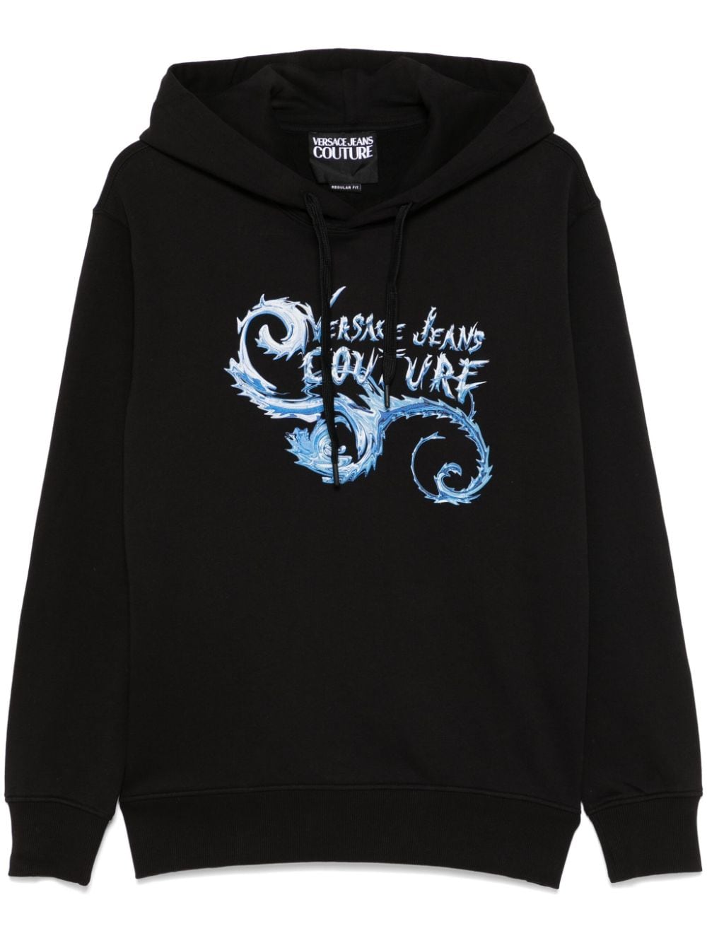 Versace Jeans Couture VERSACE JEANS COUTURE- Hooded Sweatshirt With Print