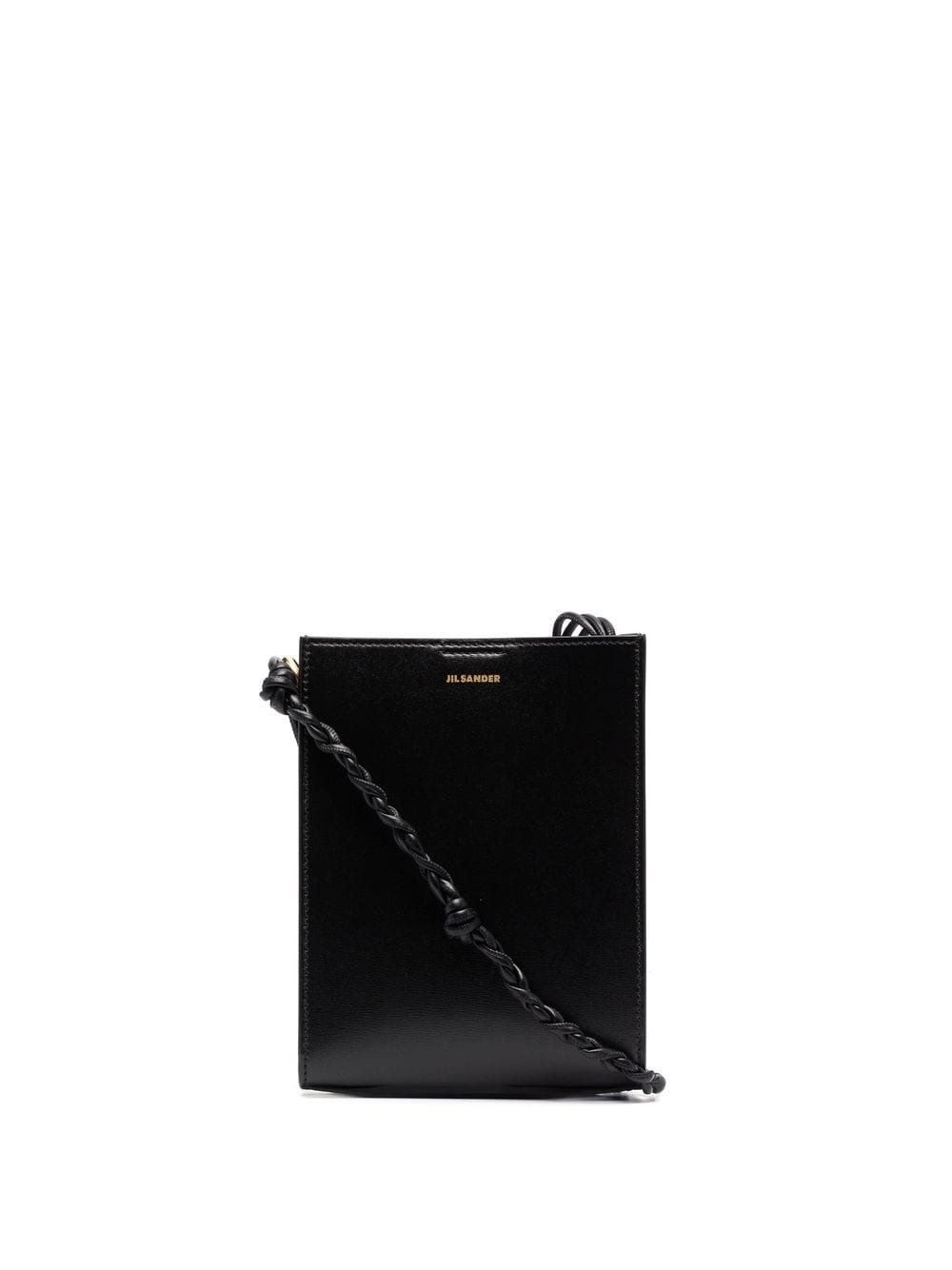 Jil Sander JIL SANDER- Tangle Ring Small Leather Crossbody Bag