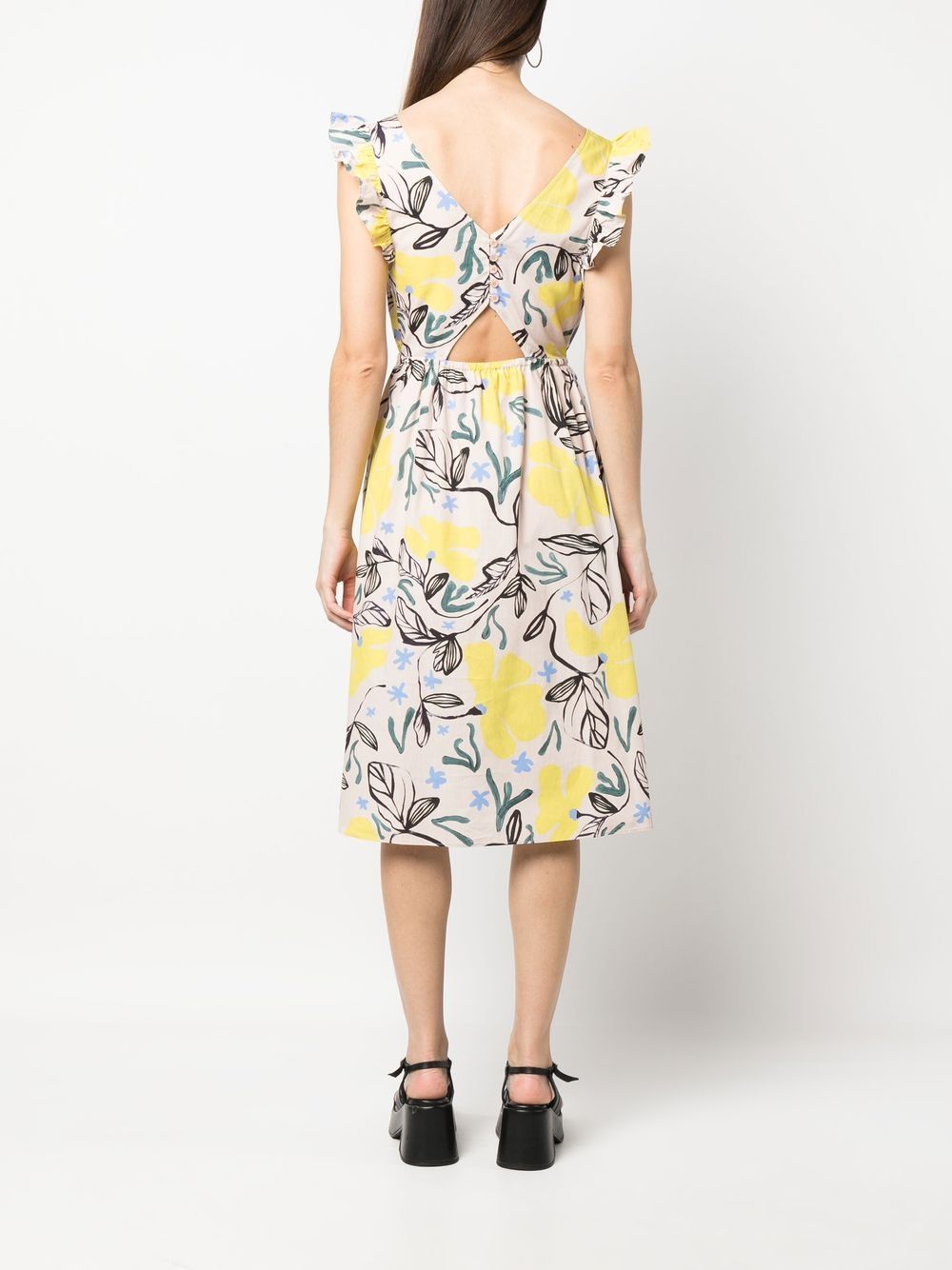 Ps Paul Smith PS PAUL SMITH- Printed Cotton Midi Dress