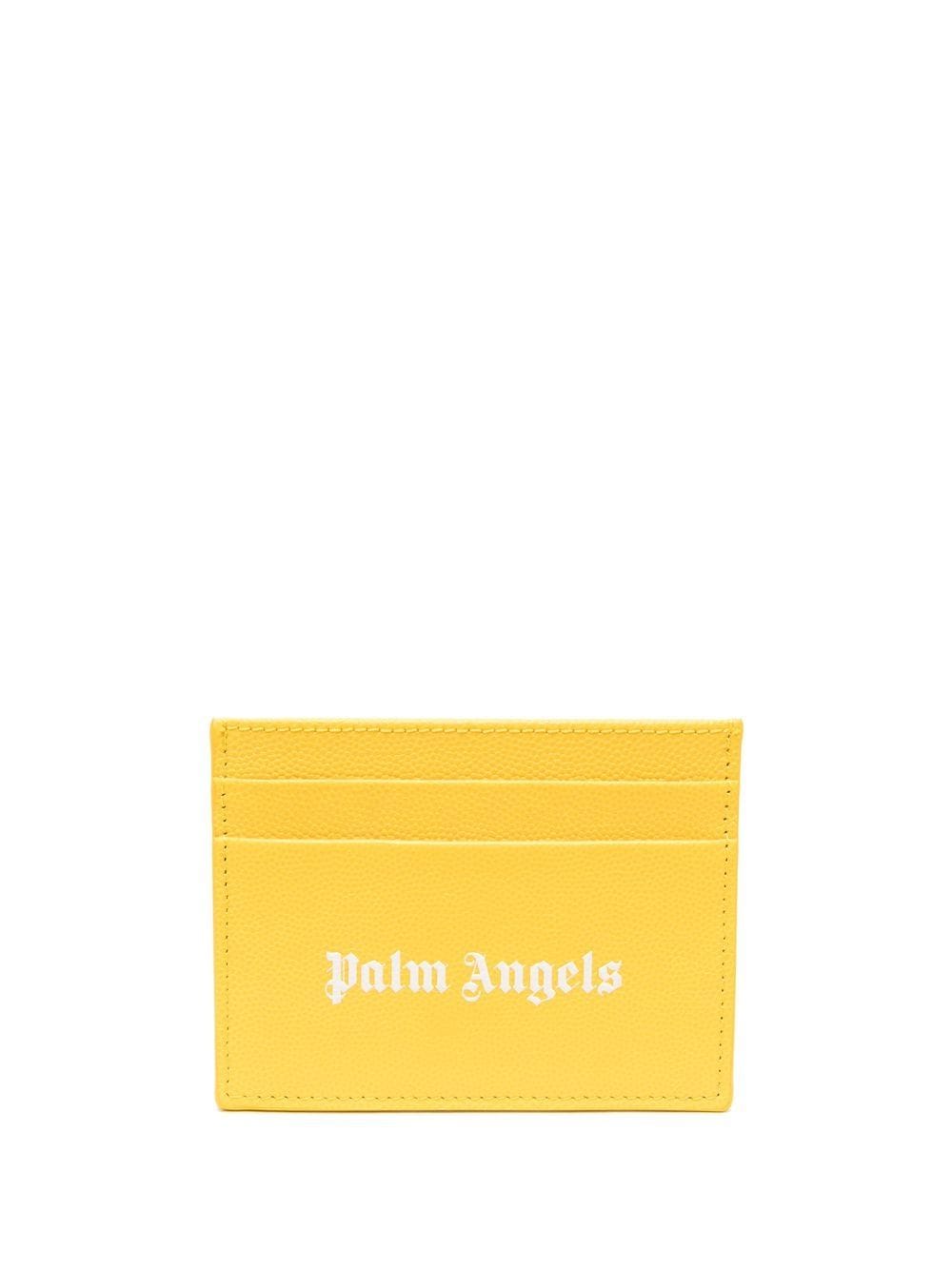 PALM ANGELS PALM ANGELS- Leather Credit Card Case