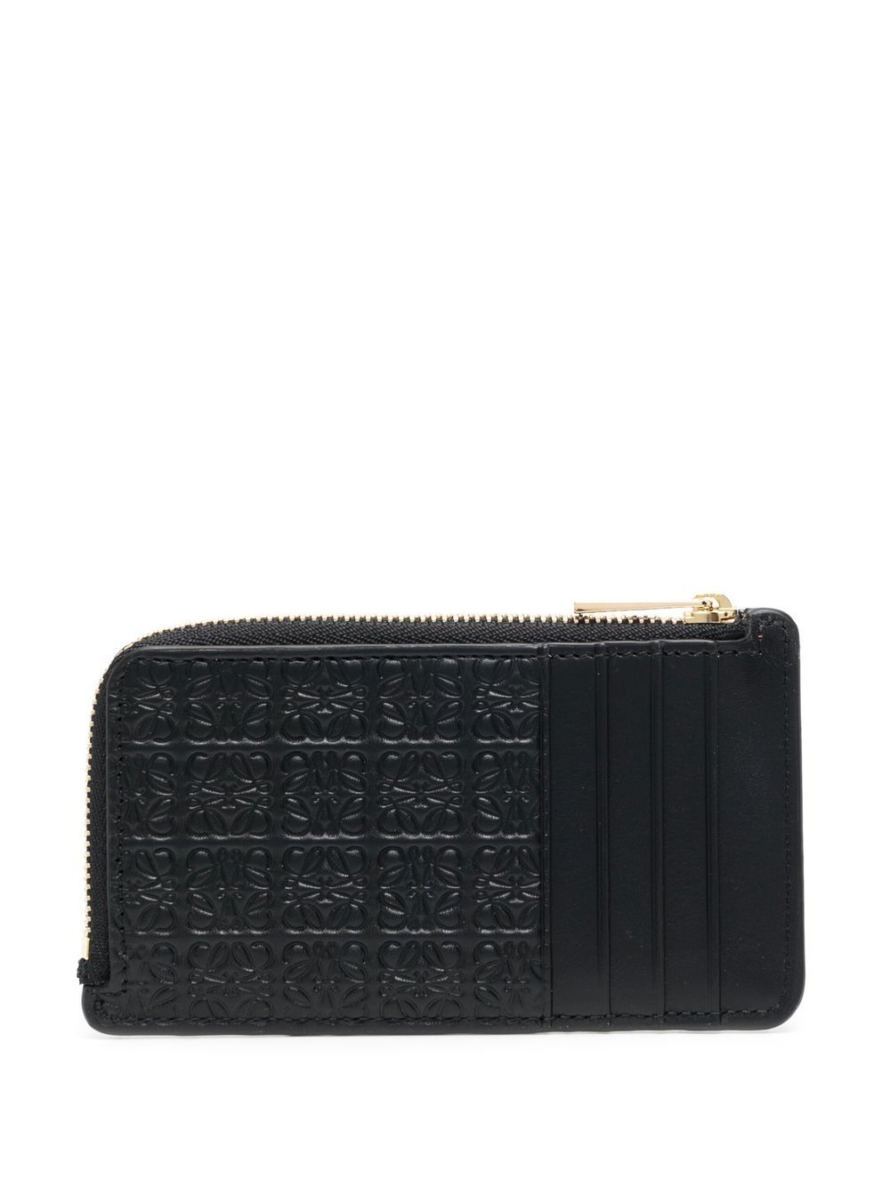 Loewe LOEWE- Repeat Embossed Leather Credit Card Case