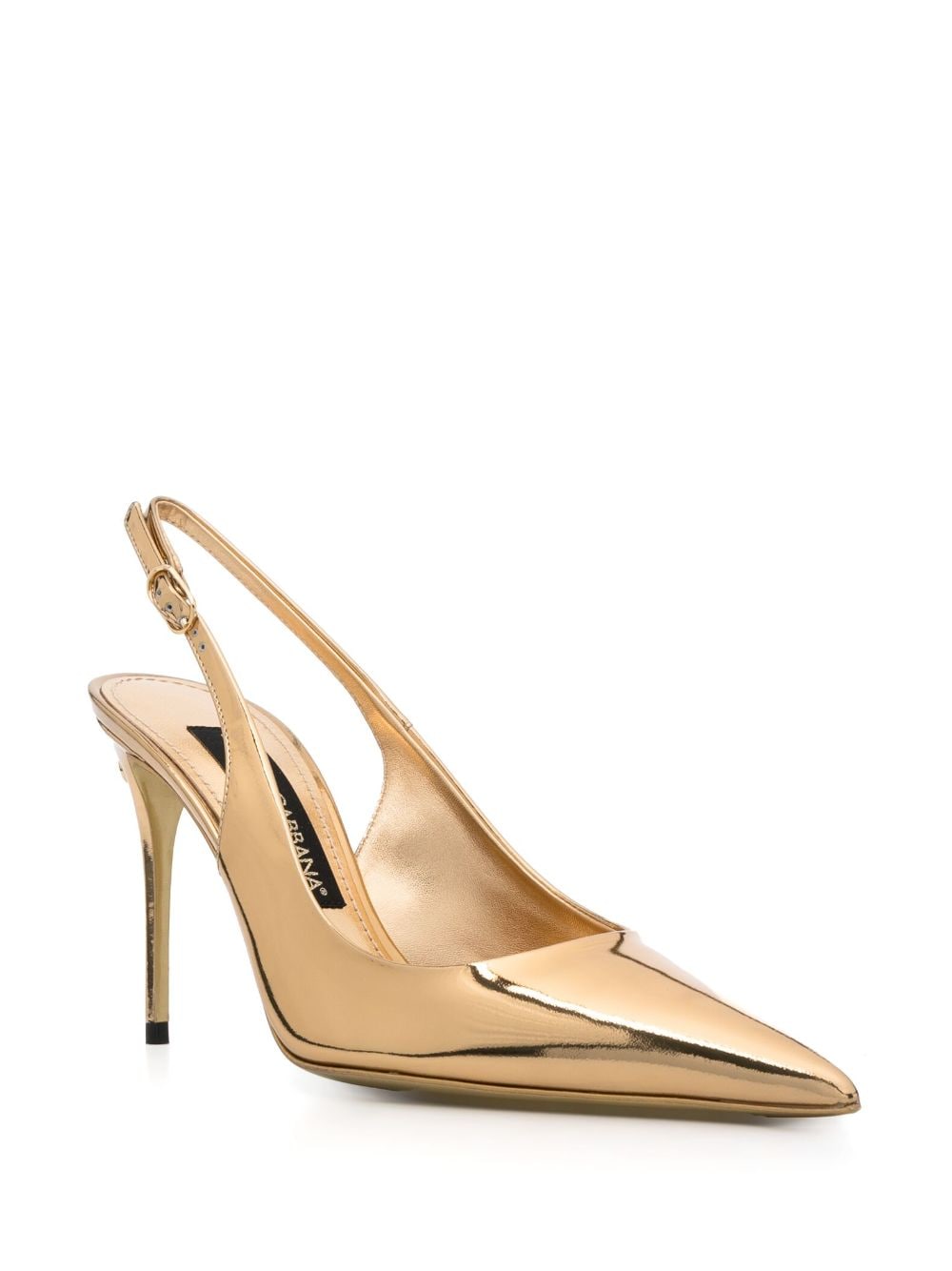 Dolce & Gabbana DOLCE & GABBANA- Leather Slingback Pumps