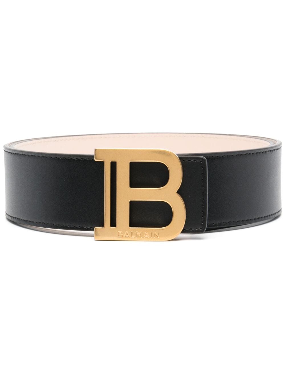 Balmain BALMAIN- B-belt Leather Belt