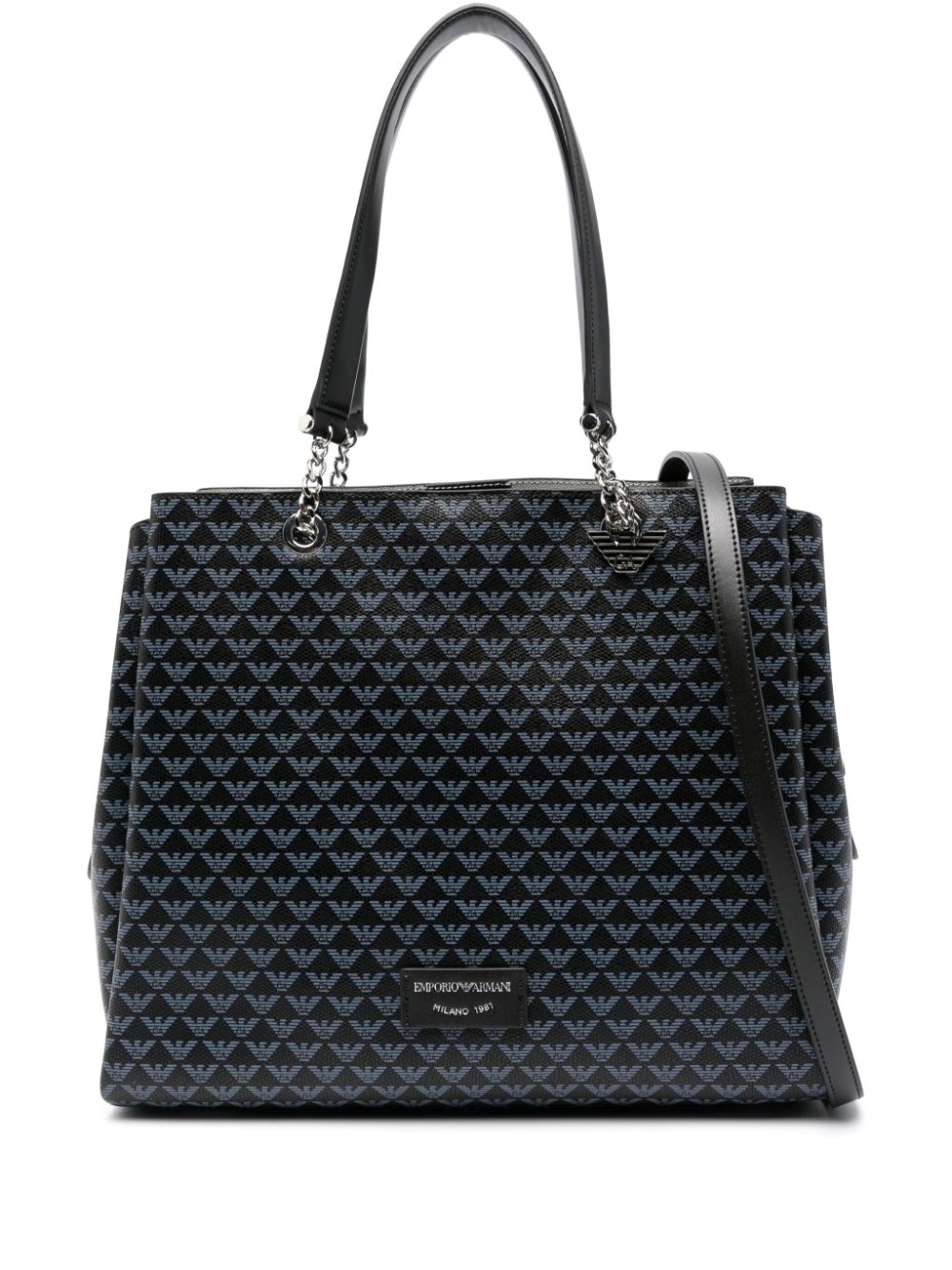 Emporio Armani EMPORIO ARMANI- Allover Logo Tote Bag