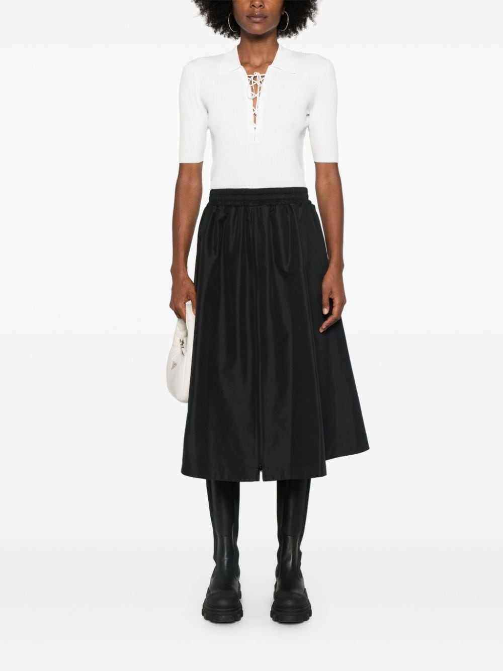 Golden Goose GOLDEN GOOSE- Journey Nylon Midi Skirt