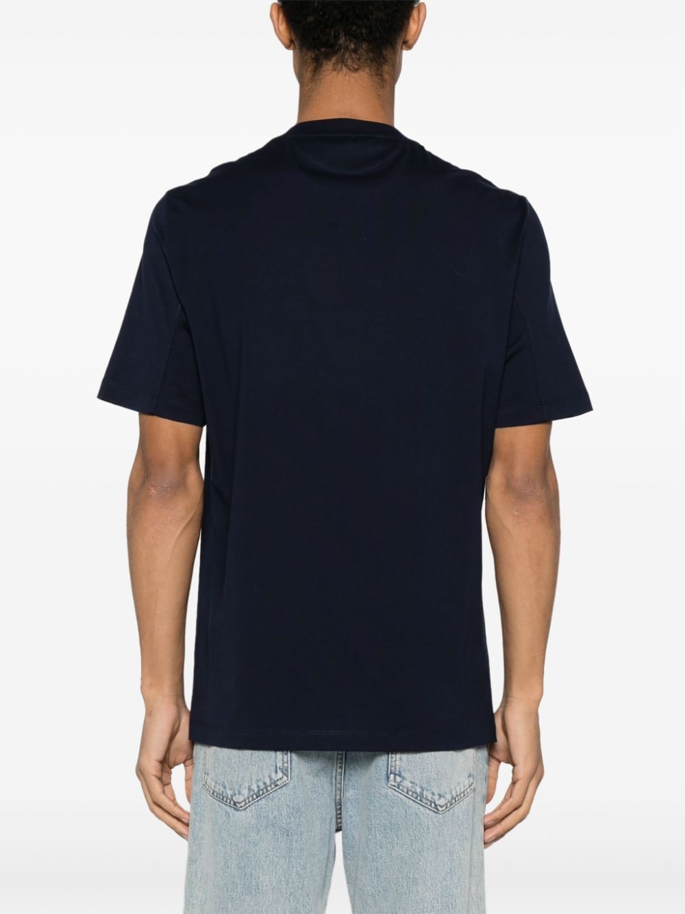 Brunello Cucinelli BRUNELLO CUCINELLI- Logo Cotton T-shirt