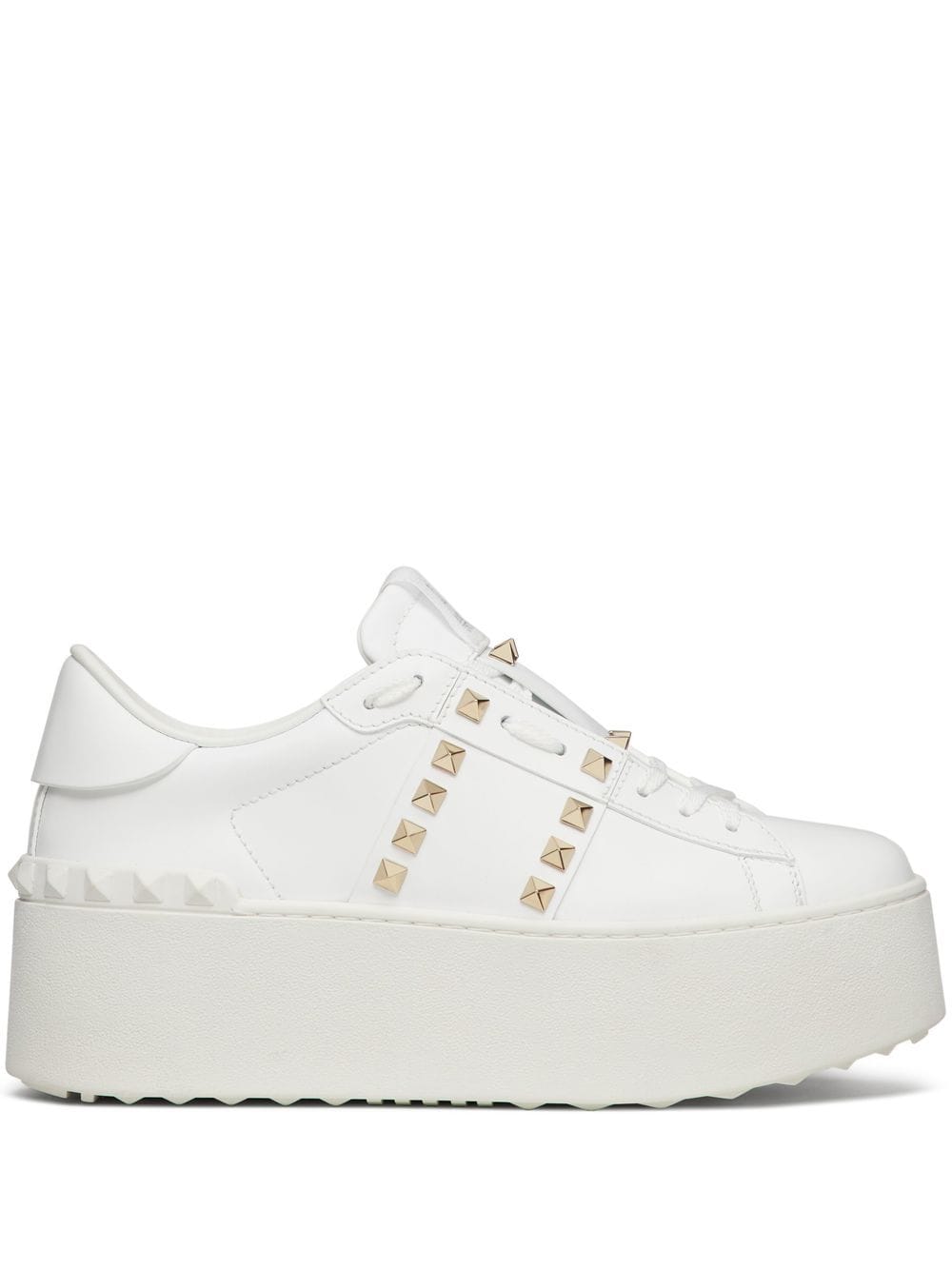 VALENTINO GARAVANI VALENTINO GARAVANI- Rockstud Untitled Leather Sneakers