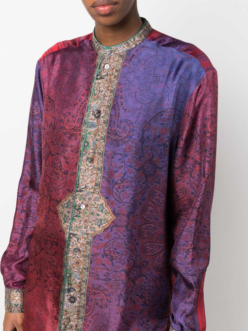 Pierre-Louis Mascia PIERRE-LOUIS MASCIA- Printed Silk Shirt