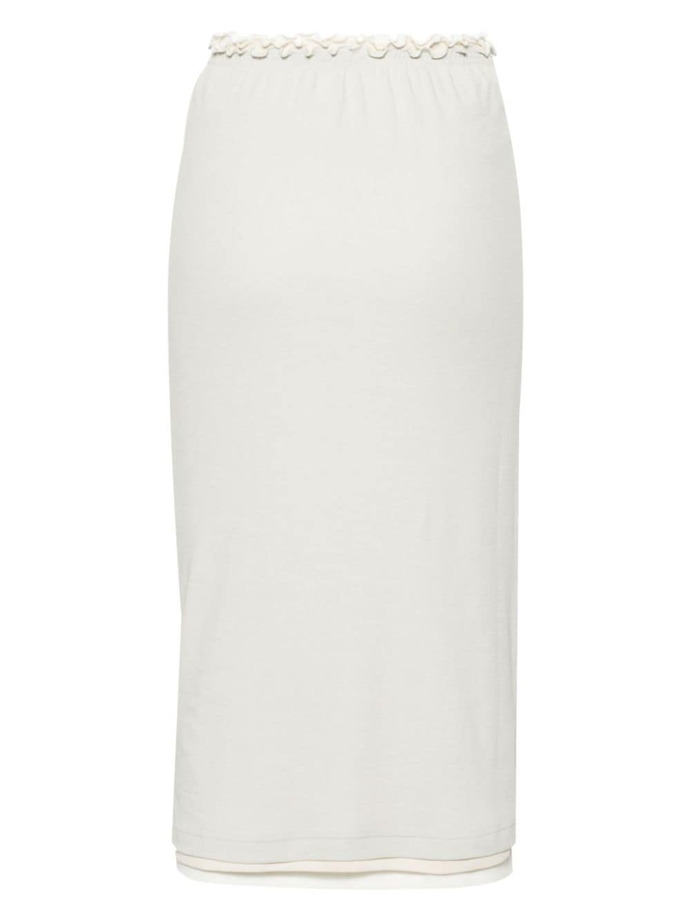 Jil Sander JIL SANDER- Cotton Midi Skirt