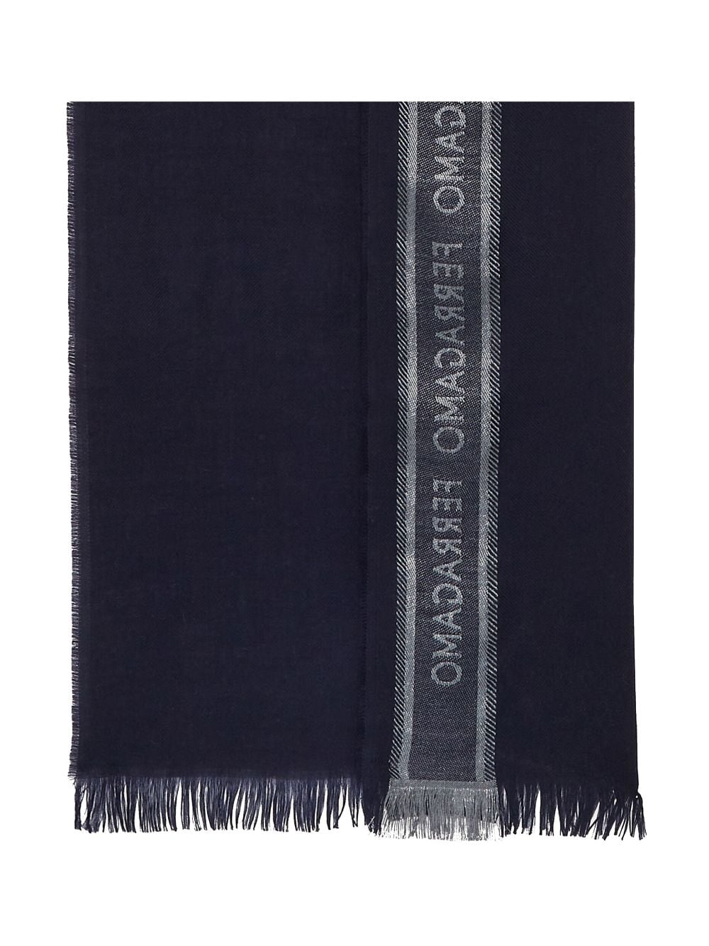 Ferragamo FERRAGAMO- Logoed Wool Scarf