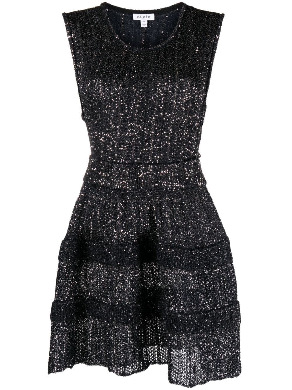 Alaïa ALAÏA- Sequin Short Dress