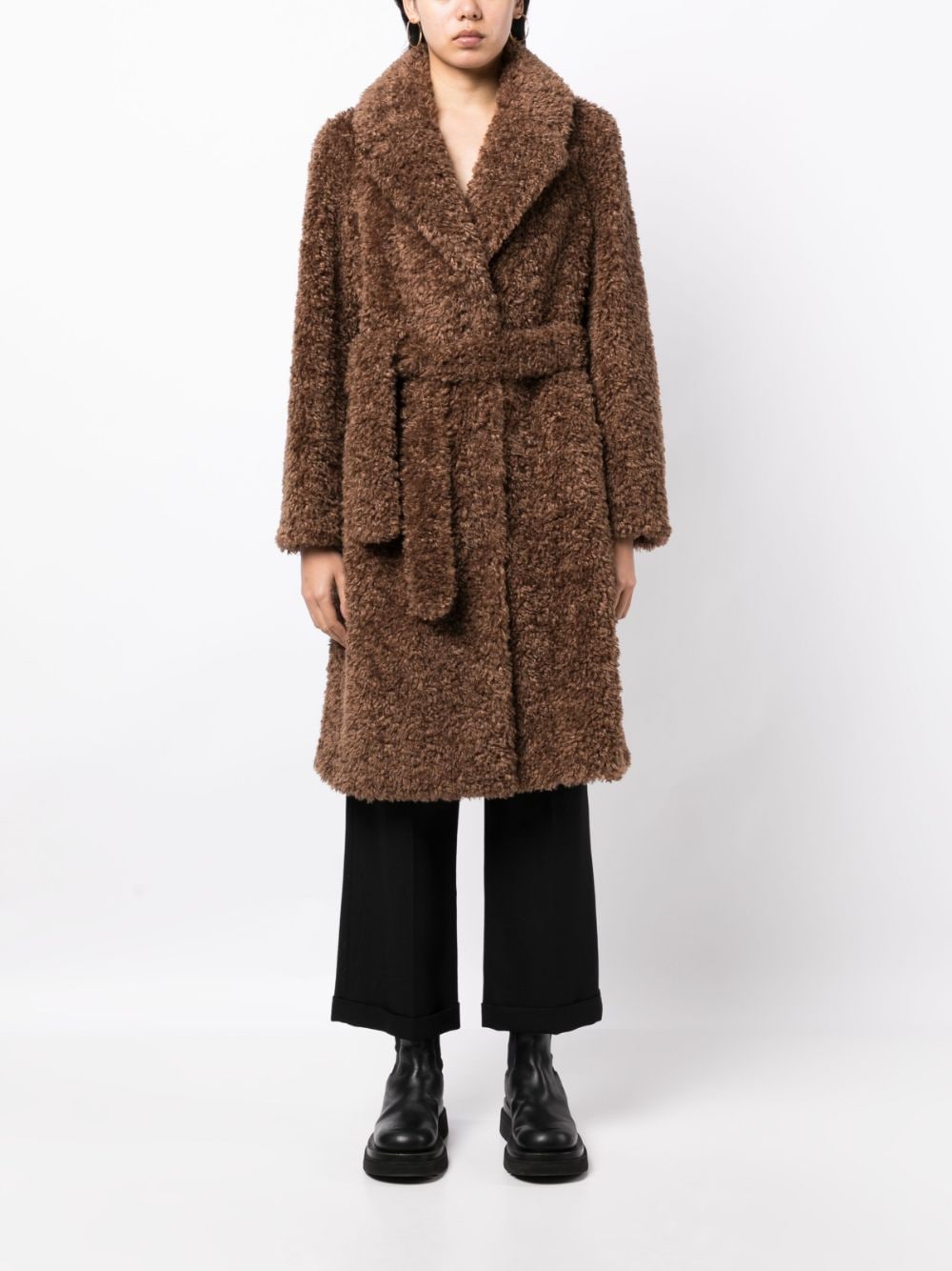 Parosh PAROSH- Long Faux Fur Coat